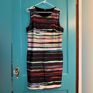 Tommy Hilfiger Colorful Striped Midi Dress